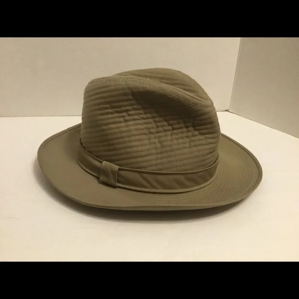 Vintage Men’s London Fog Fedora Tan Size Medium